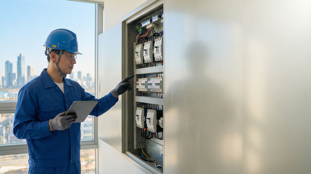 인천 전기안전관리 대행 서비스 점검 측정 보고서 개선권고 긴급대응